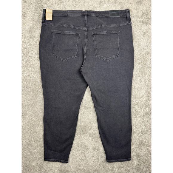 NWT Madewell High Rise Skinny Jeans 26W Black Starkey Wash Denim Plus Stretchy - Picture 5 of 16
